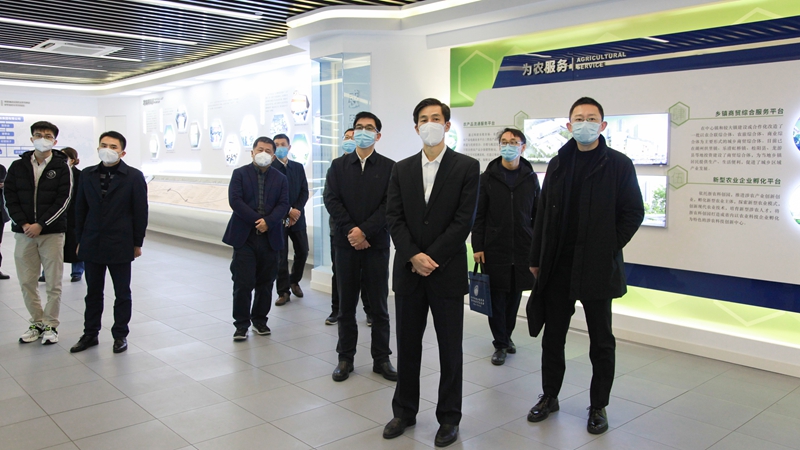 珠海市、杭州市科協(xié)領(lǐng)導(dǎo)到浙農(nóng)科創(chuàng)園參觀考察