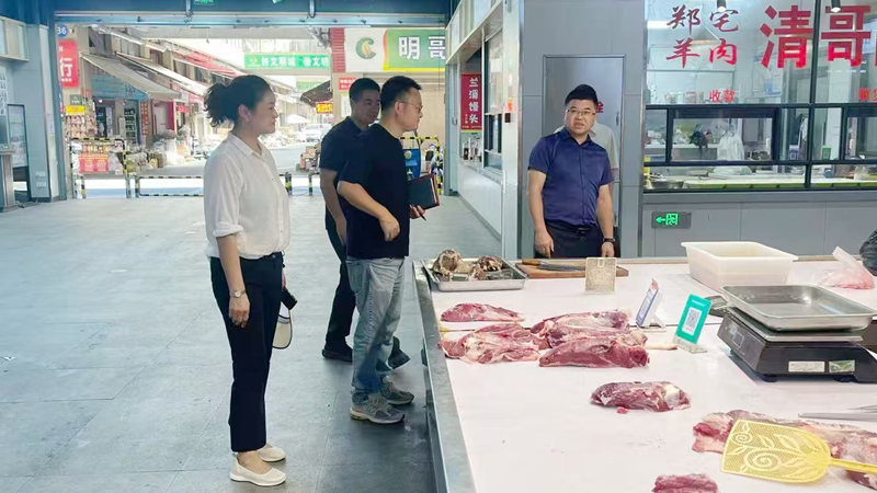 建德新農(nóng)都管理團隊到浦江農(nóng)批市場考察交流