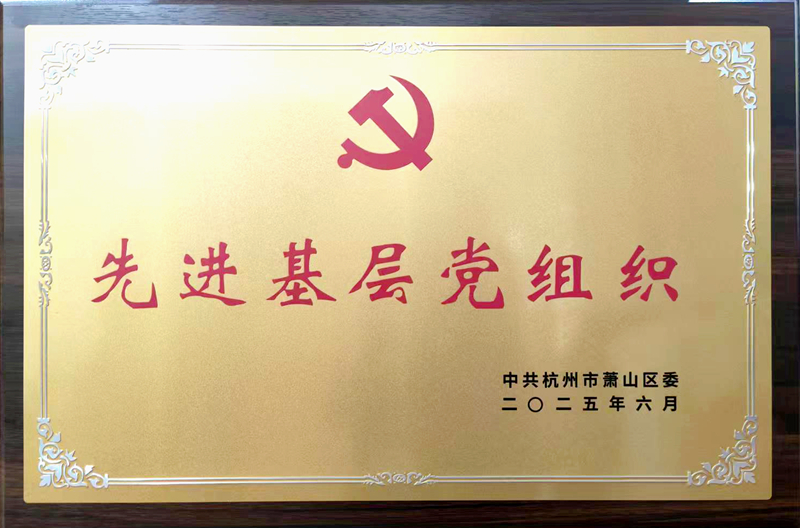 新光公司黨支部榮獲&ldquo;蕭山區(qū)先進(jìn)基層黨組織&rdquo;稱號