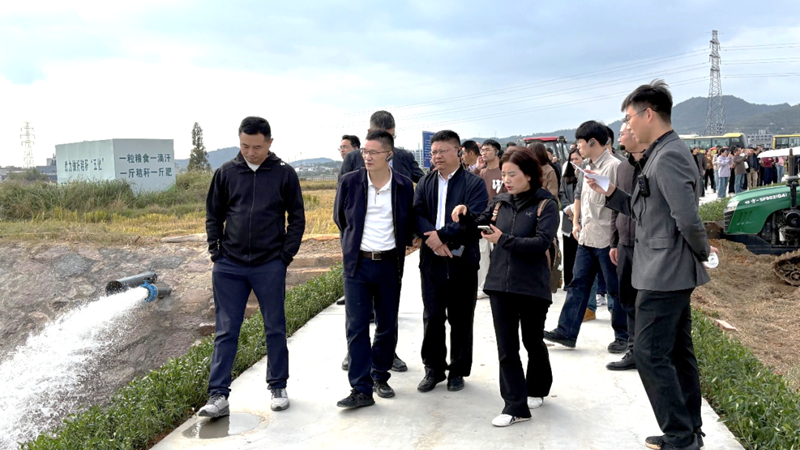 農(nóng)田退水&ldquo;零直排&rdquo;與秸稈綜合利用現(xiàn)場(chǎng)會(huì)在浙農(nóng)科技金華永康&ldquo;萬畝方&rdquo;項(xiàng)目舉行